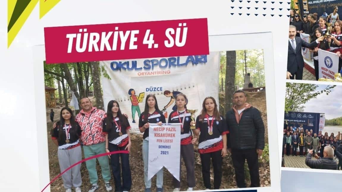  TÜRKİYE 4.'LÜĞÜ OKULUMUZUN! 